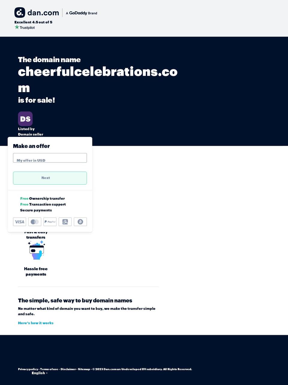 cheerfulcelebrations.com — Shopify storefront screenshot