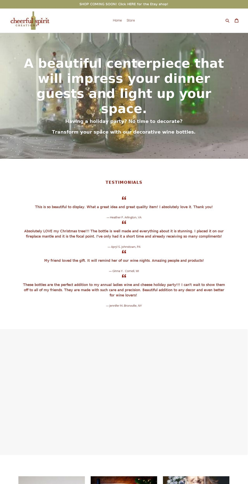 cheerfulspirit.com — Shopify storefront screenshot
