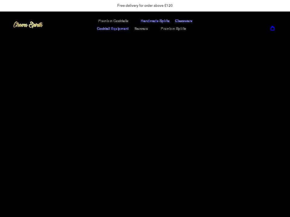 cheers-spirits.com shopify website screenshot