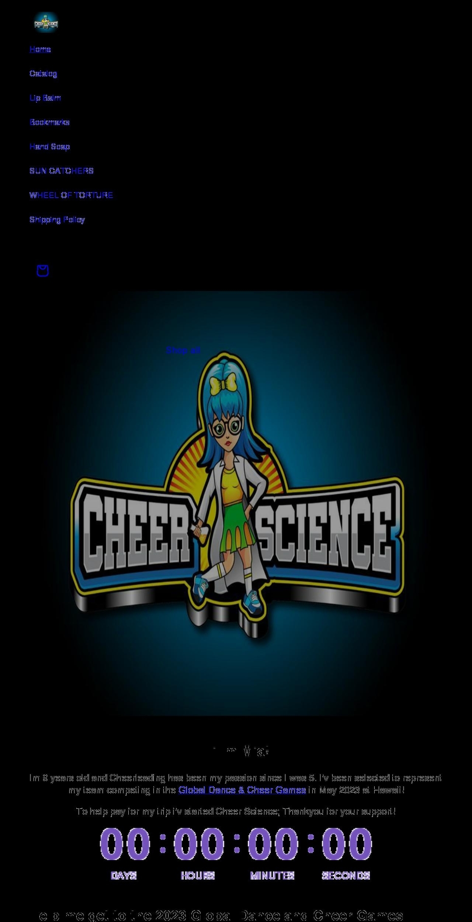 cheerscience.com shopify website screenshot