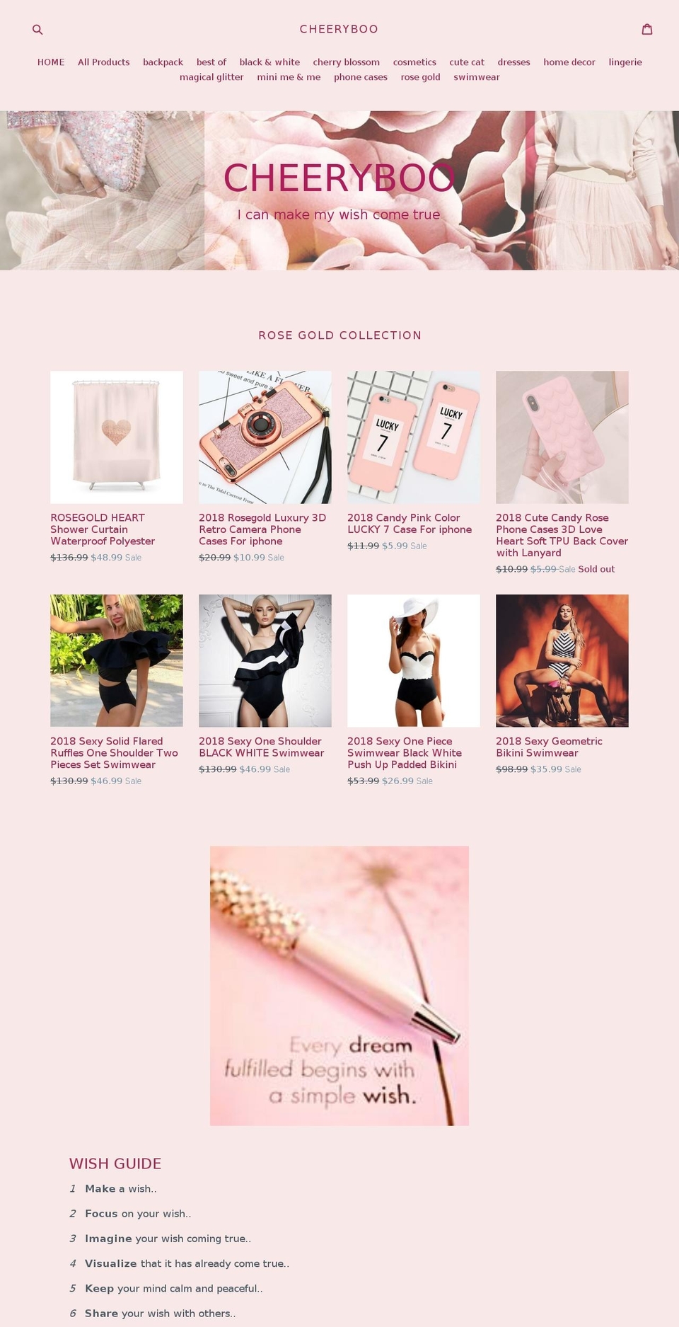 cheeryboo.com — Shopify storefront screenshot