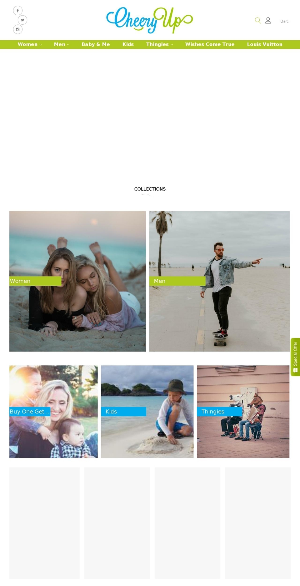 cheeryup.com — Shopify storefront screenshot