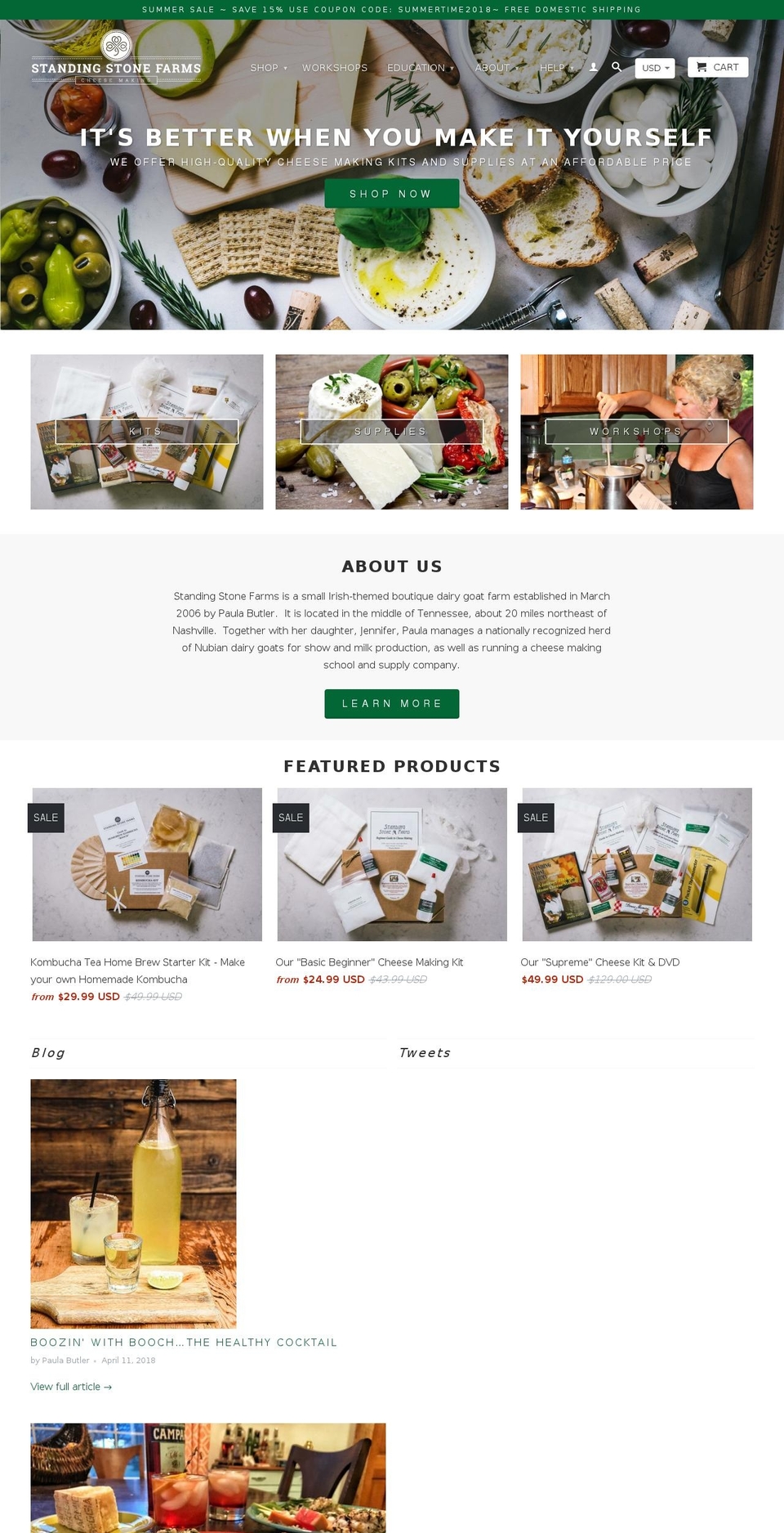 SSF - April 25 2017 Shopify theme site example cheesemakingwithpaula.com