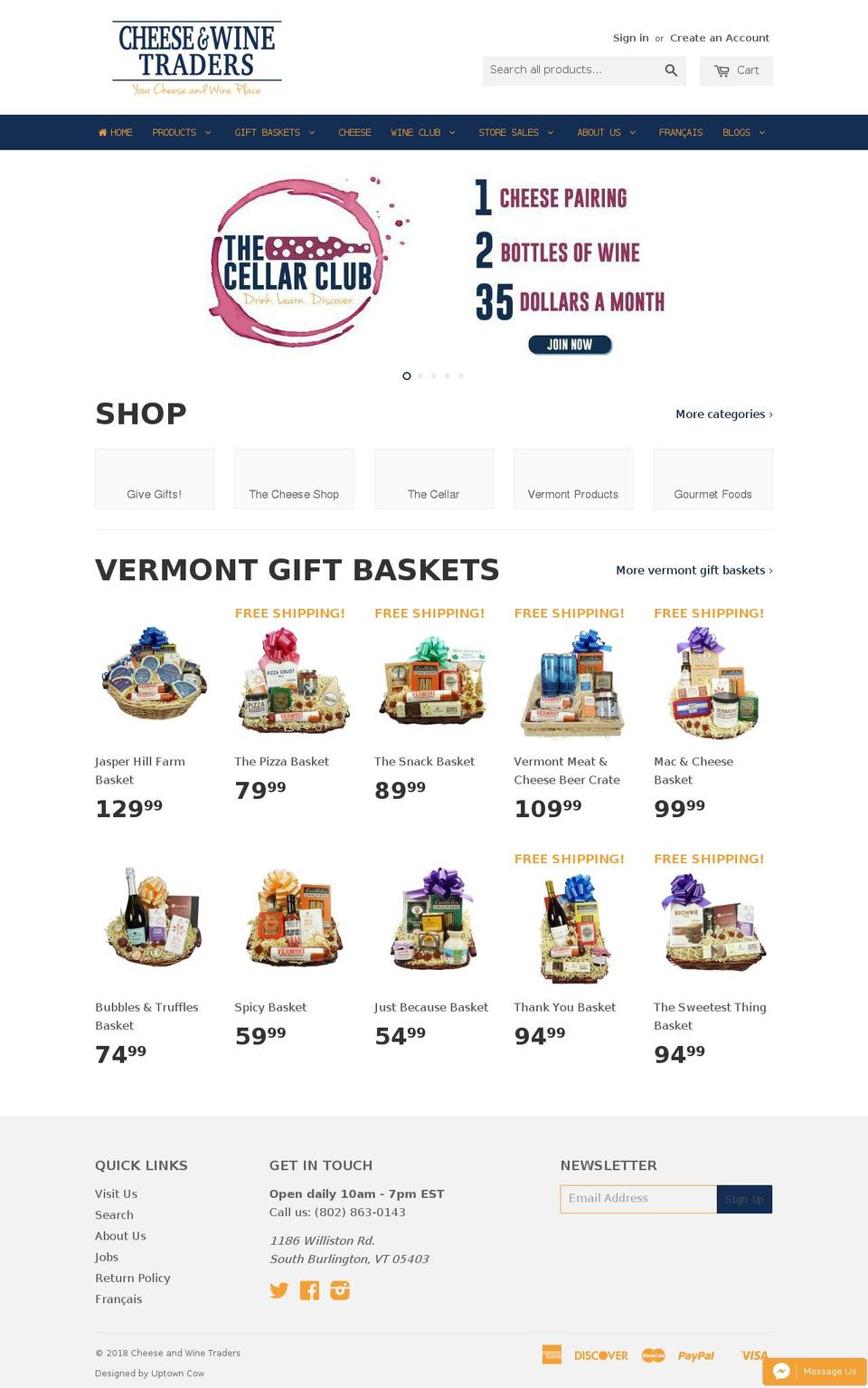 cheesetraders.org shopify website screenshot