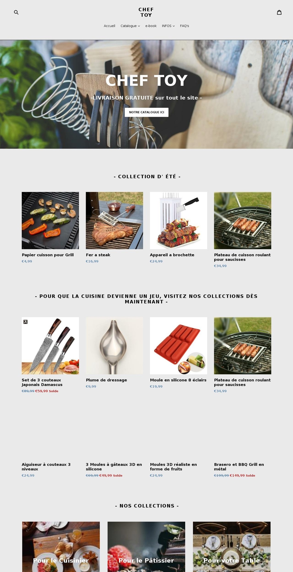chef-toy.com — Shopify storefront screenshot