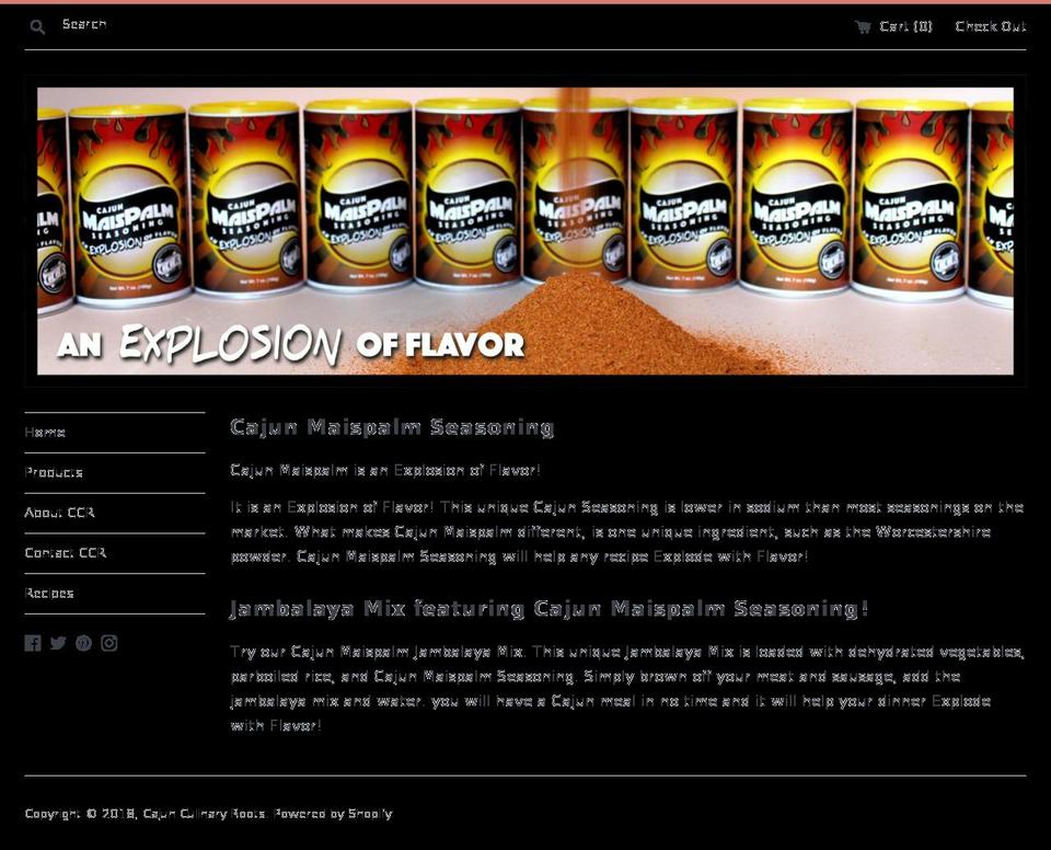 chefcoltpatin.com — Shopify storefront screenshot