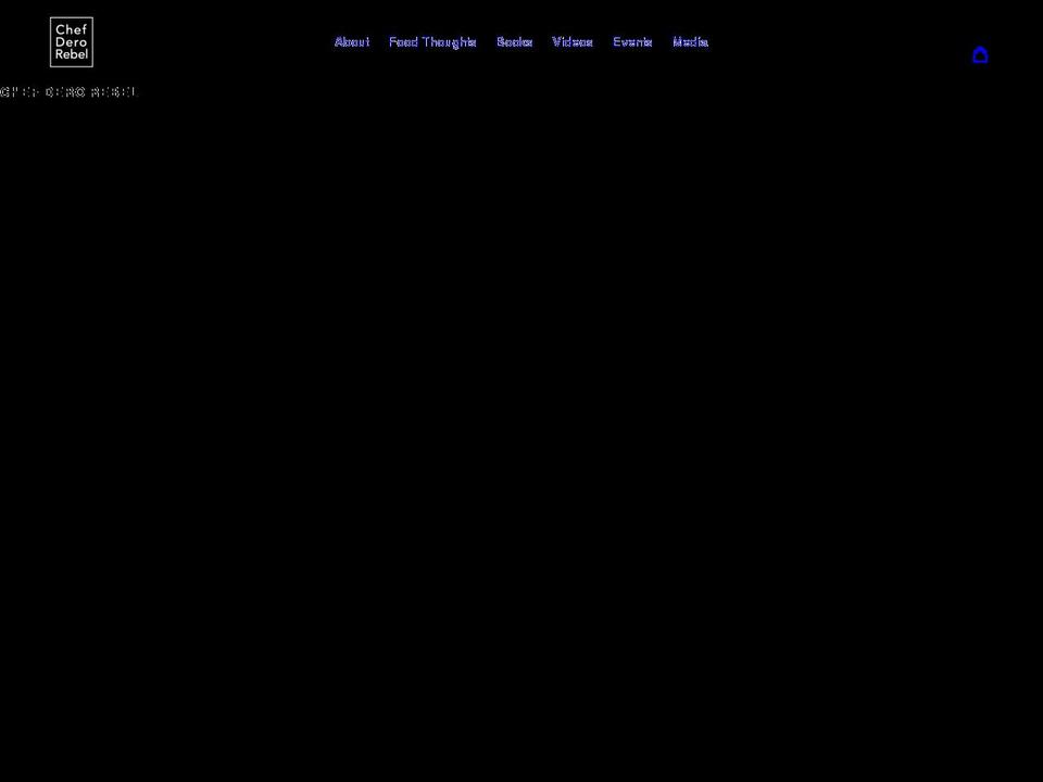 chefderorebel.com shopify website screenshot
