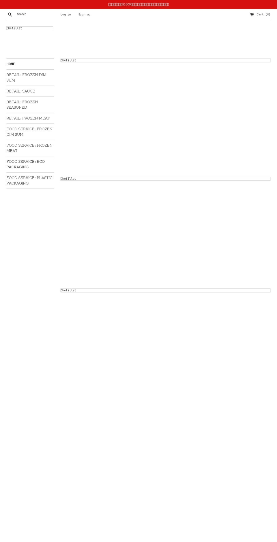 chefillet.com shopify website screenshot