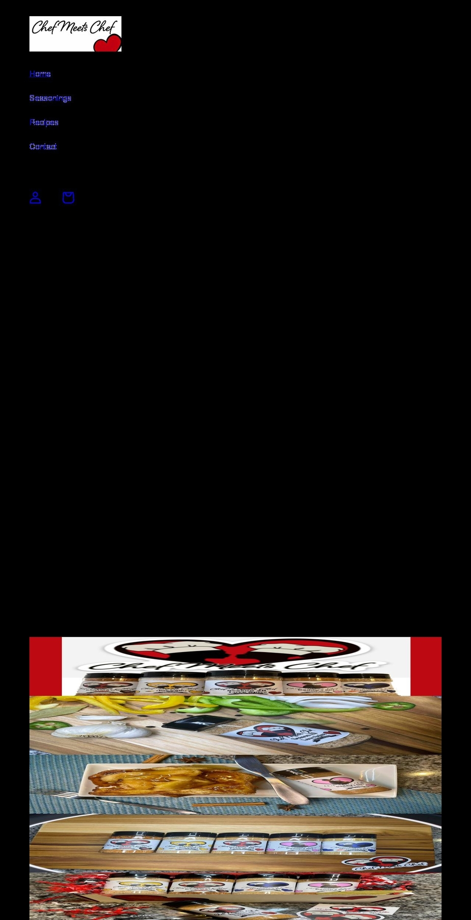 chefmeetschef.com shopify website screenshot