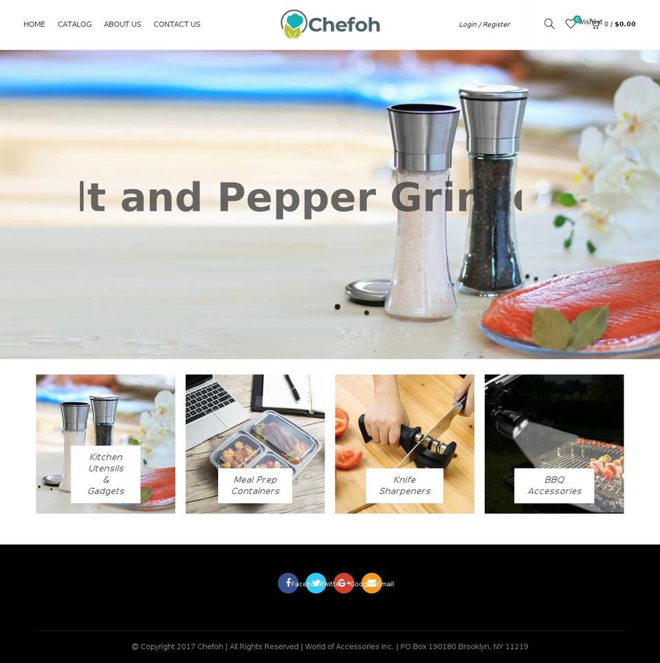 basel Shopify theme site example chefoh.com