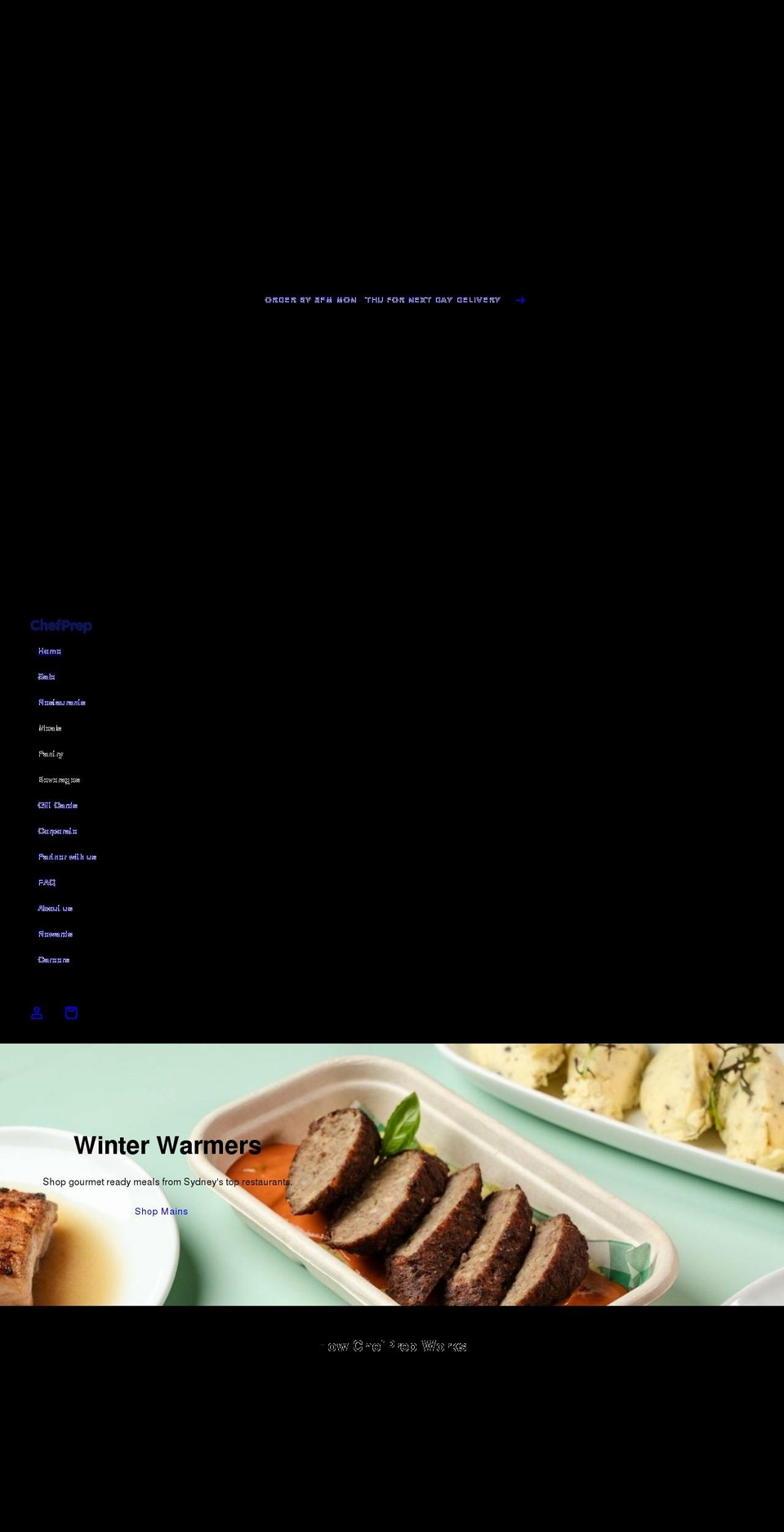 chefprep.com.au shopify website screenshot