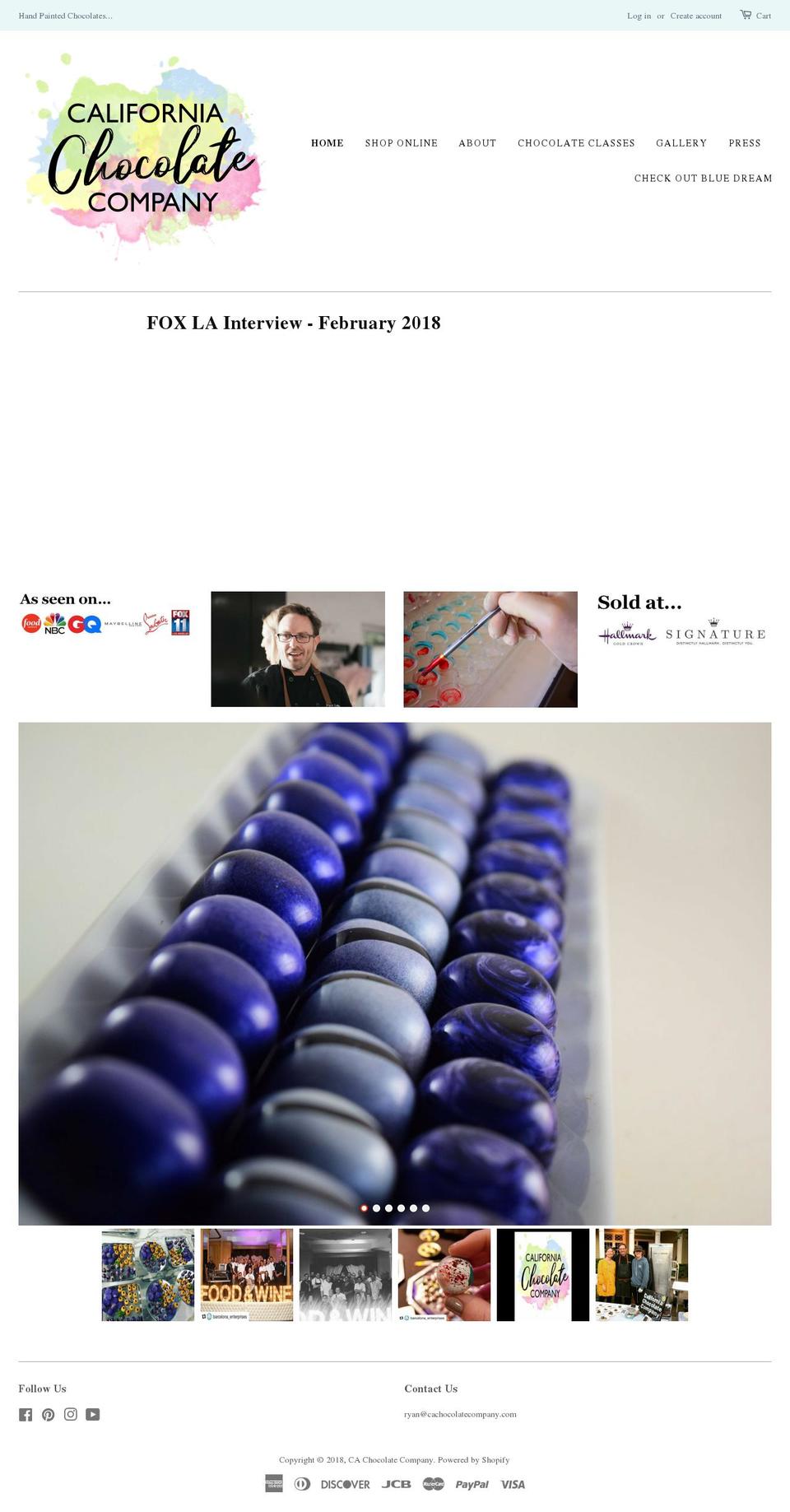 chefryanluttrell.com shopify website screenshot