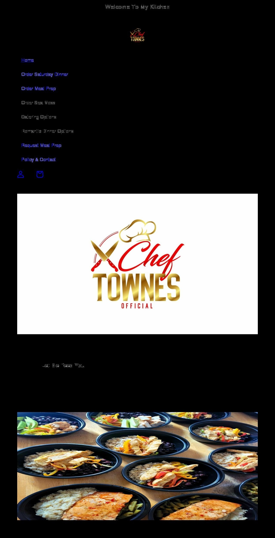 cheftownesofficial.com shopify website screenshot