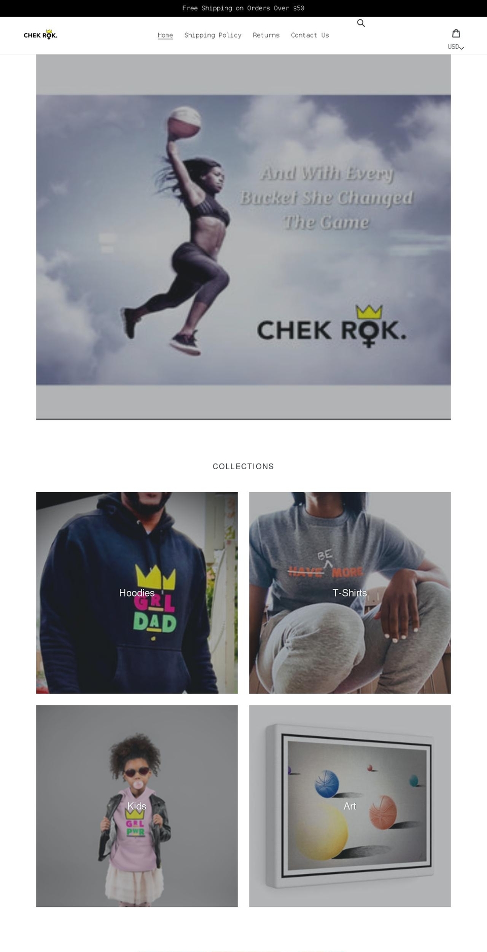 chekrok.com shopify website screenshot