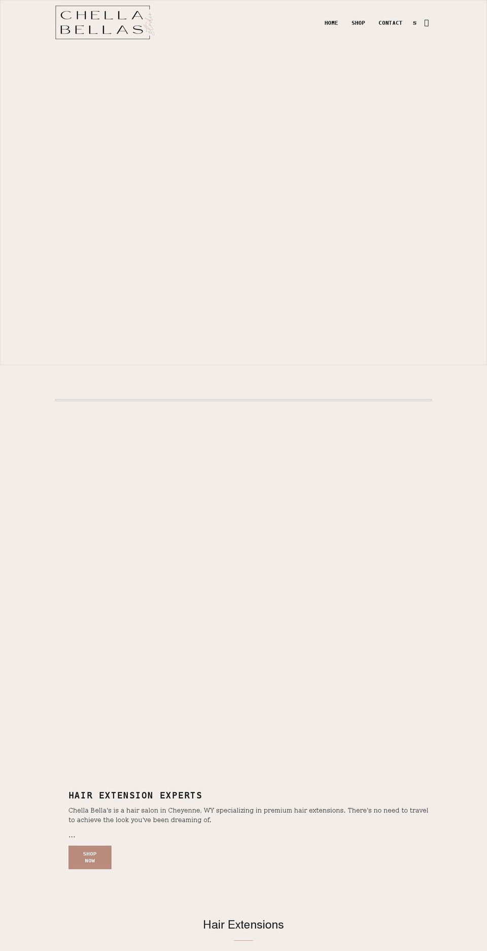 chellabellasstudio.com shopify website screenshot