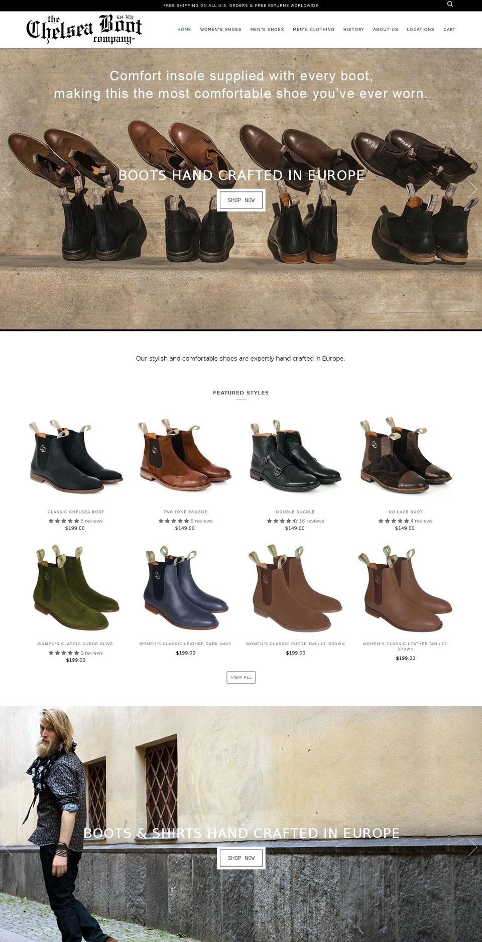 Copy of Pipeline Shopify theme site example chelseaboot.com