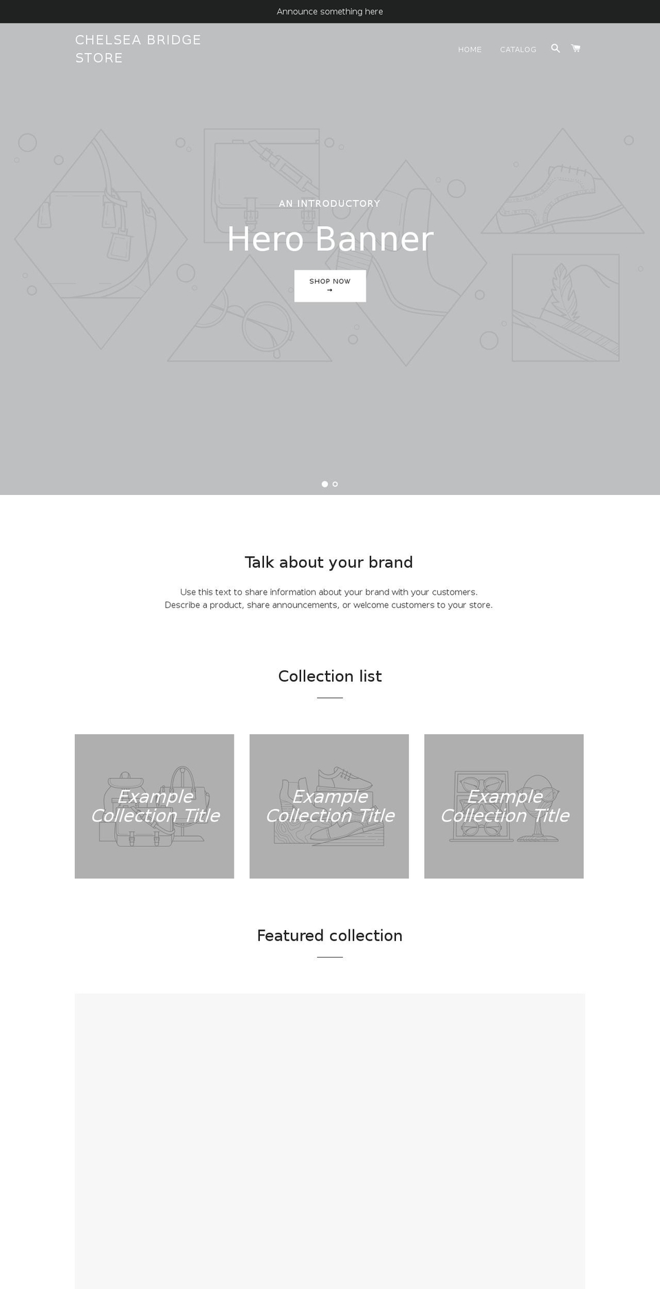 chelseabridgestore.com — Shopify storefront screenshot