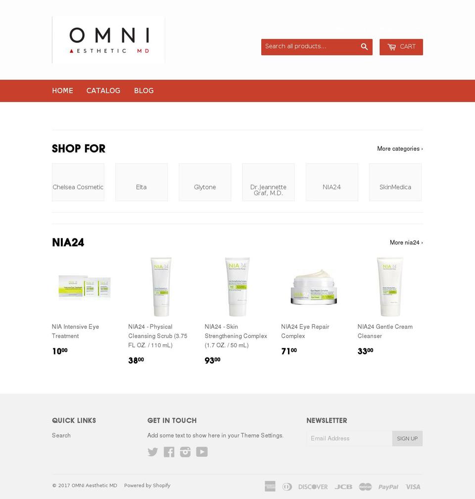 chelseacosmeticshop.com shopify website screenshot