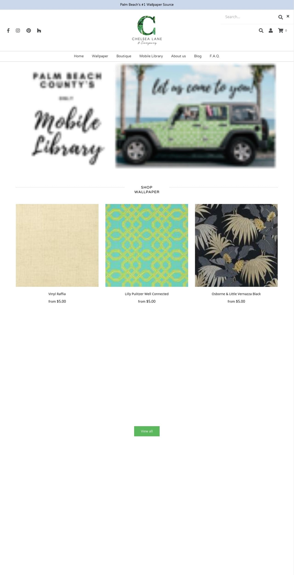 chelsealaneco.com shopify website screenshot