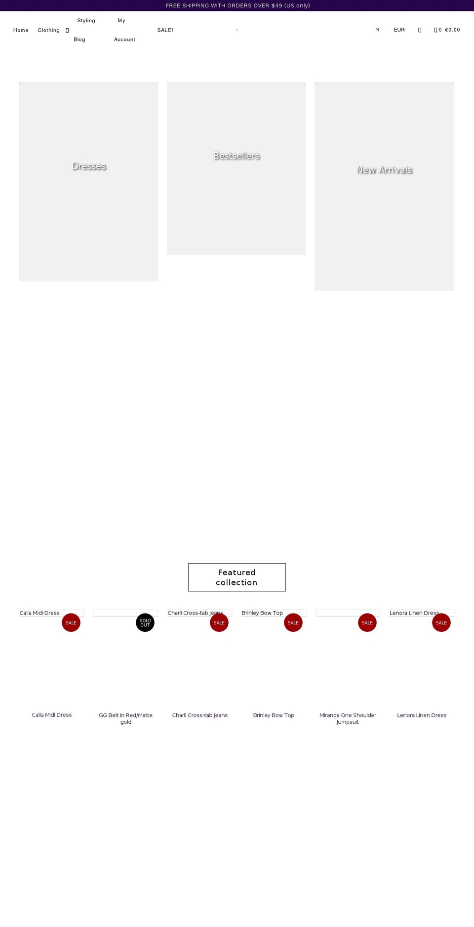 chelseamclean.com shopify website screenshot