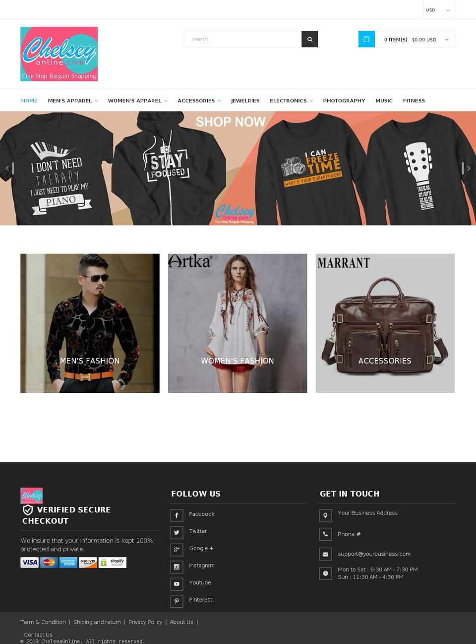 slingly-theme-2-1 Shopify theme site example chelseyonline.com