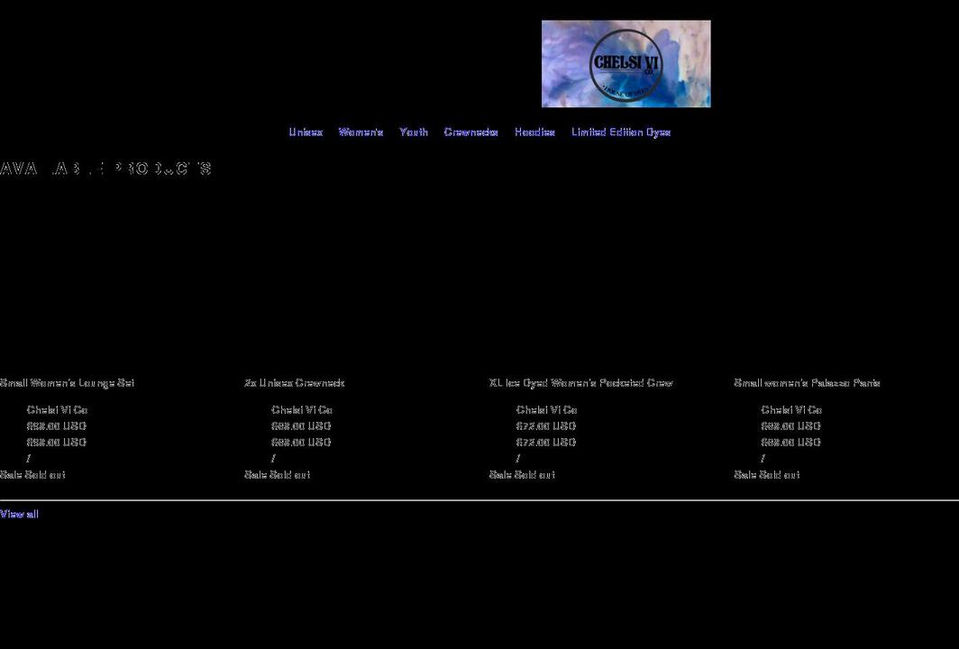 chelsivico.com shopify website screenshot