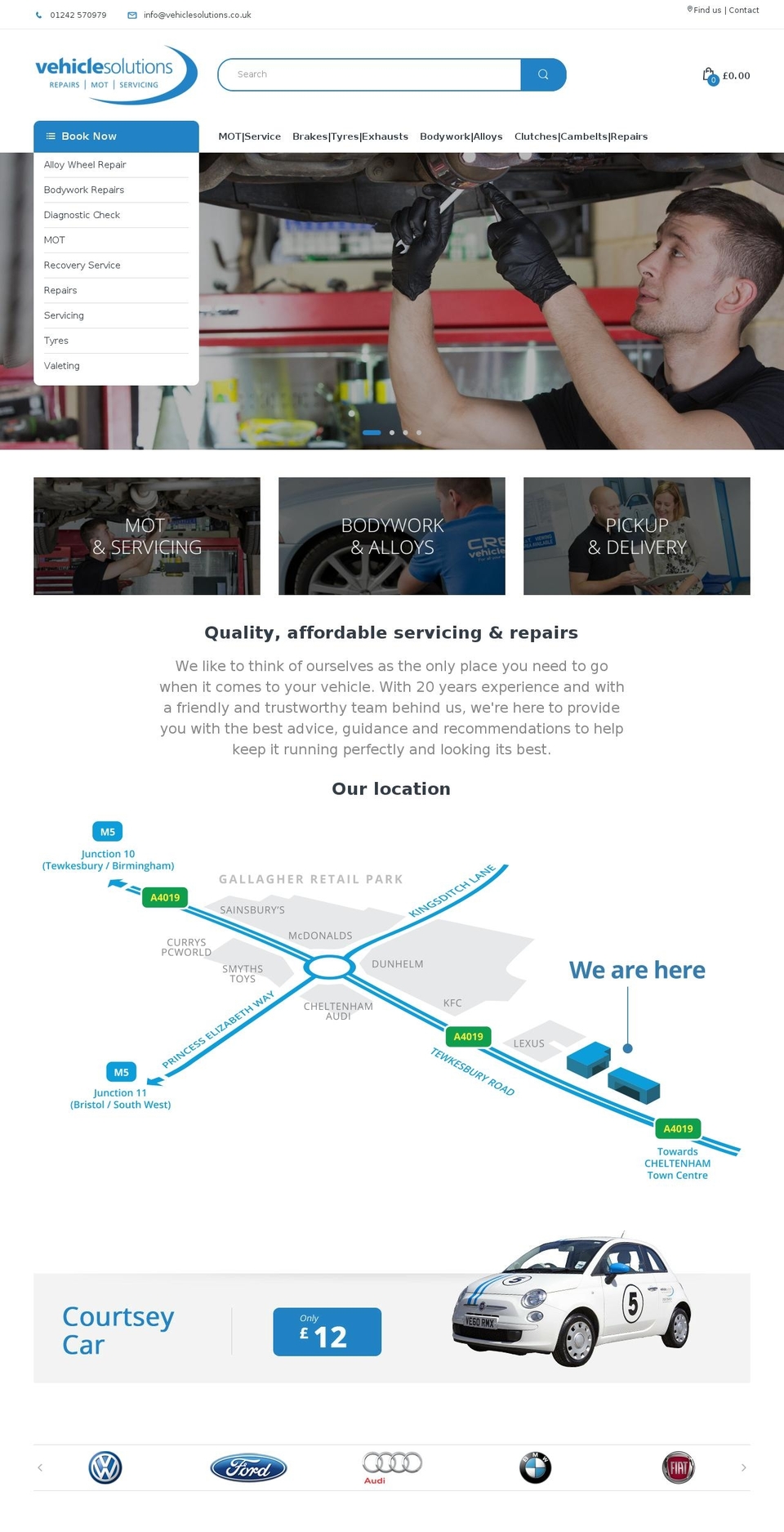 cheltenhamcars.com shopify website screenshot