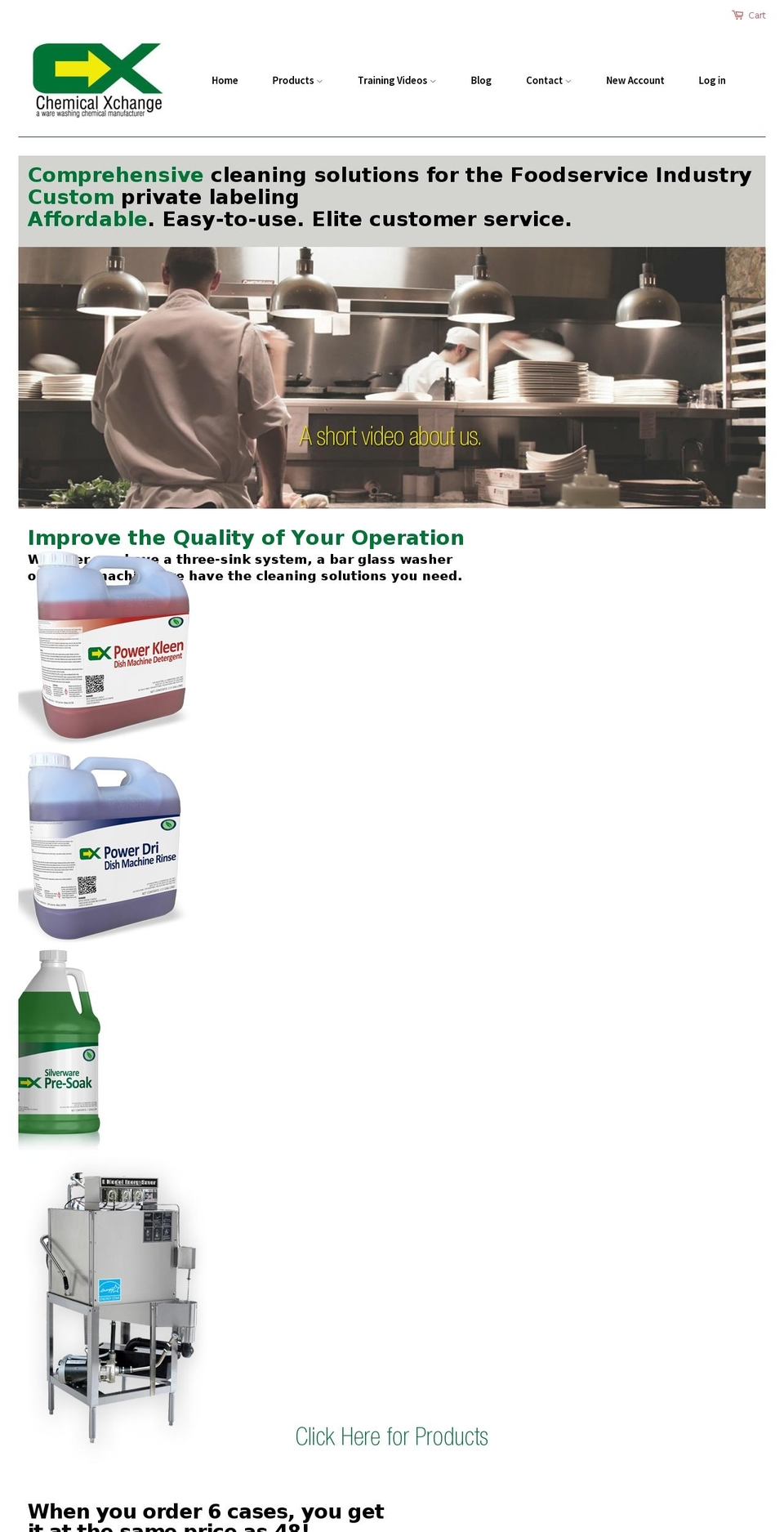chemicalxchange.com — Shopify storefront screenshot