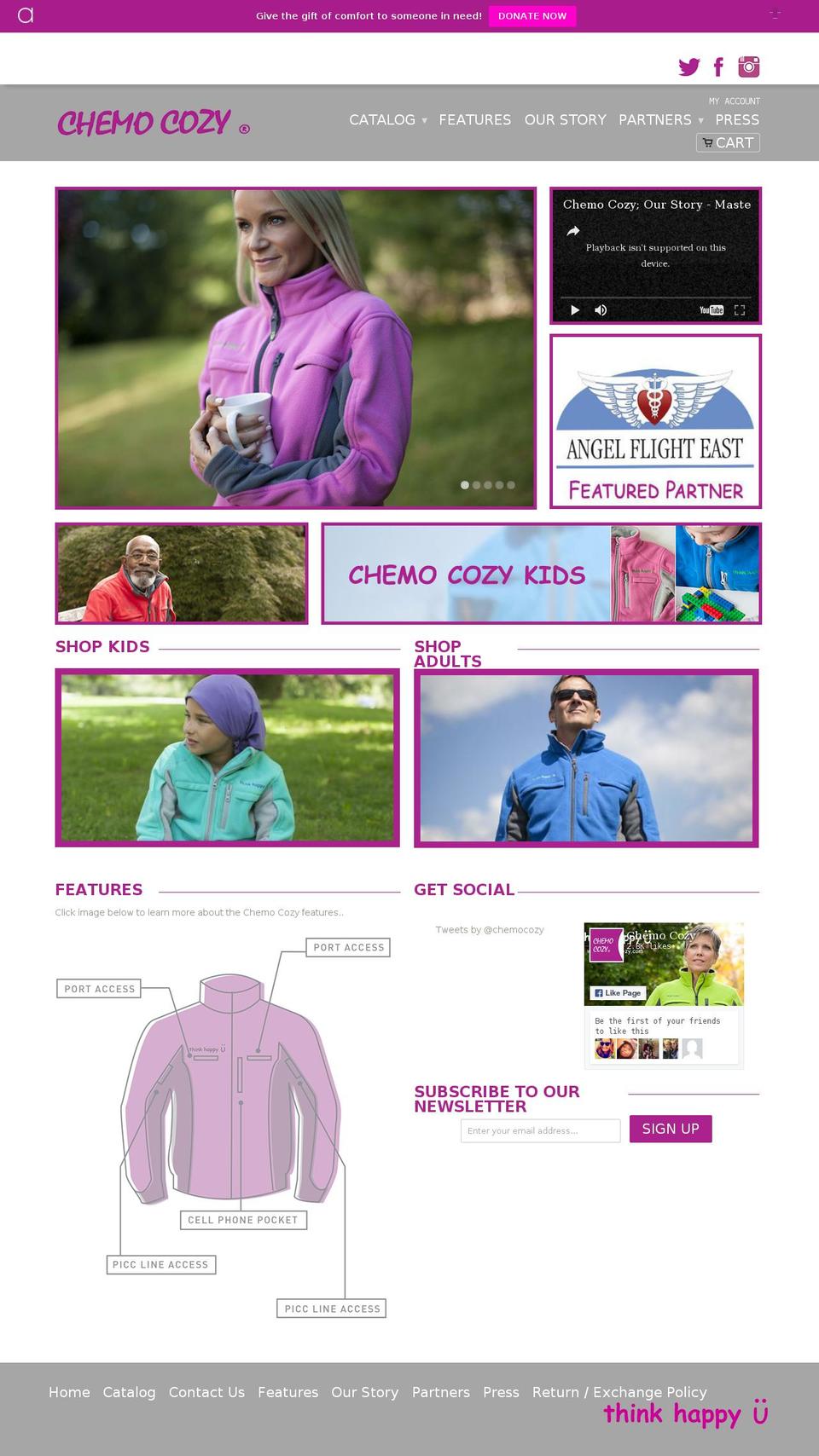 chemocozy.com shopify website screenshot