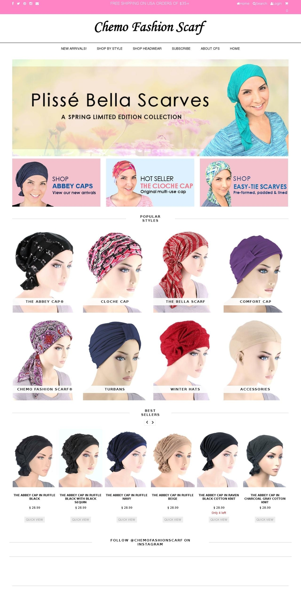 chemofashionscarf.net shopify website screenshot