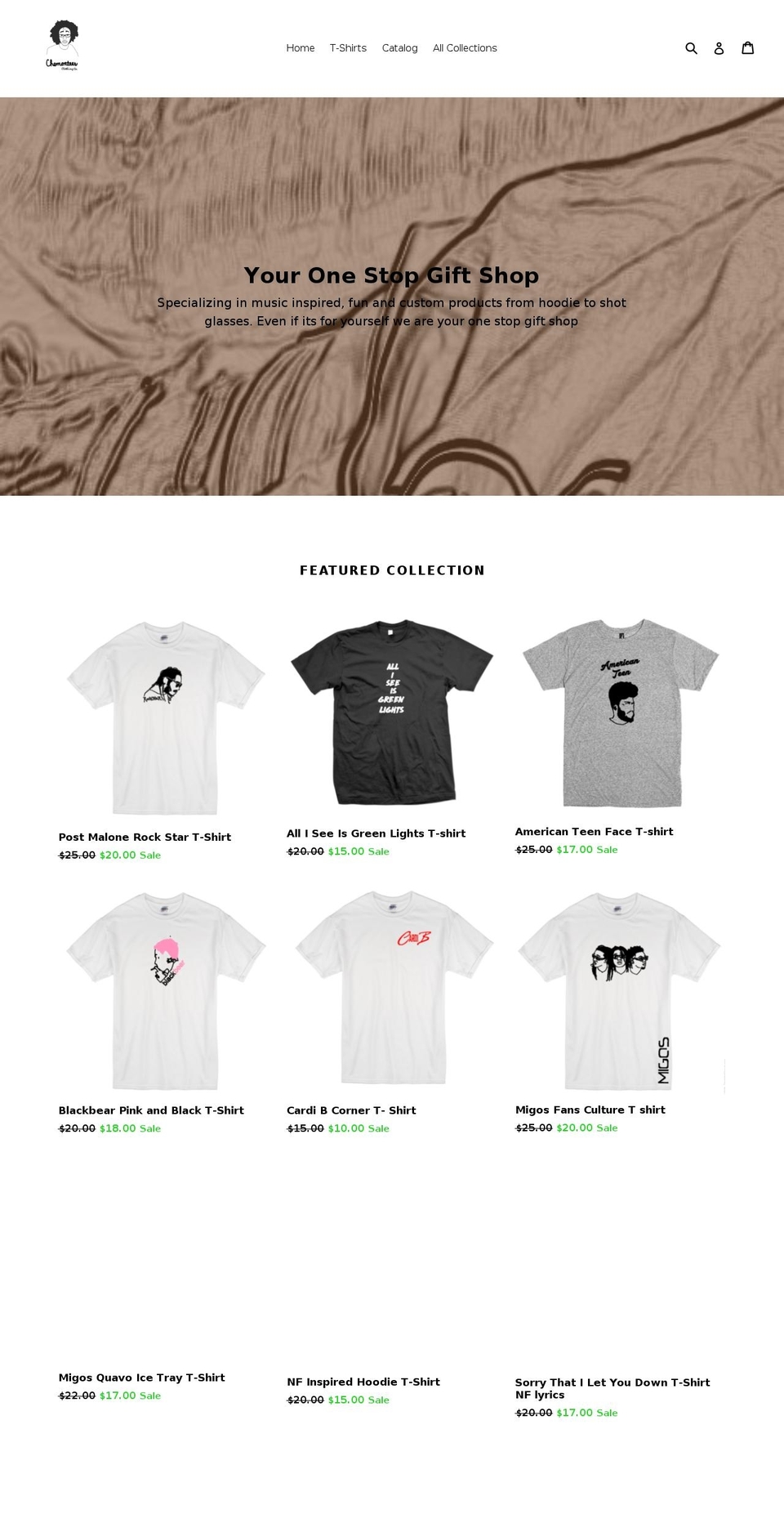 chemontees.com — Shopify storefront screenshot