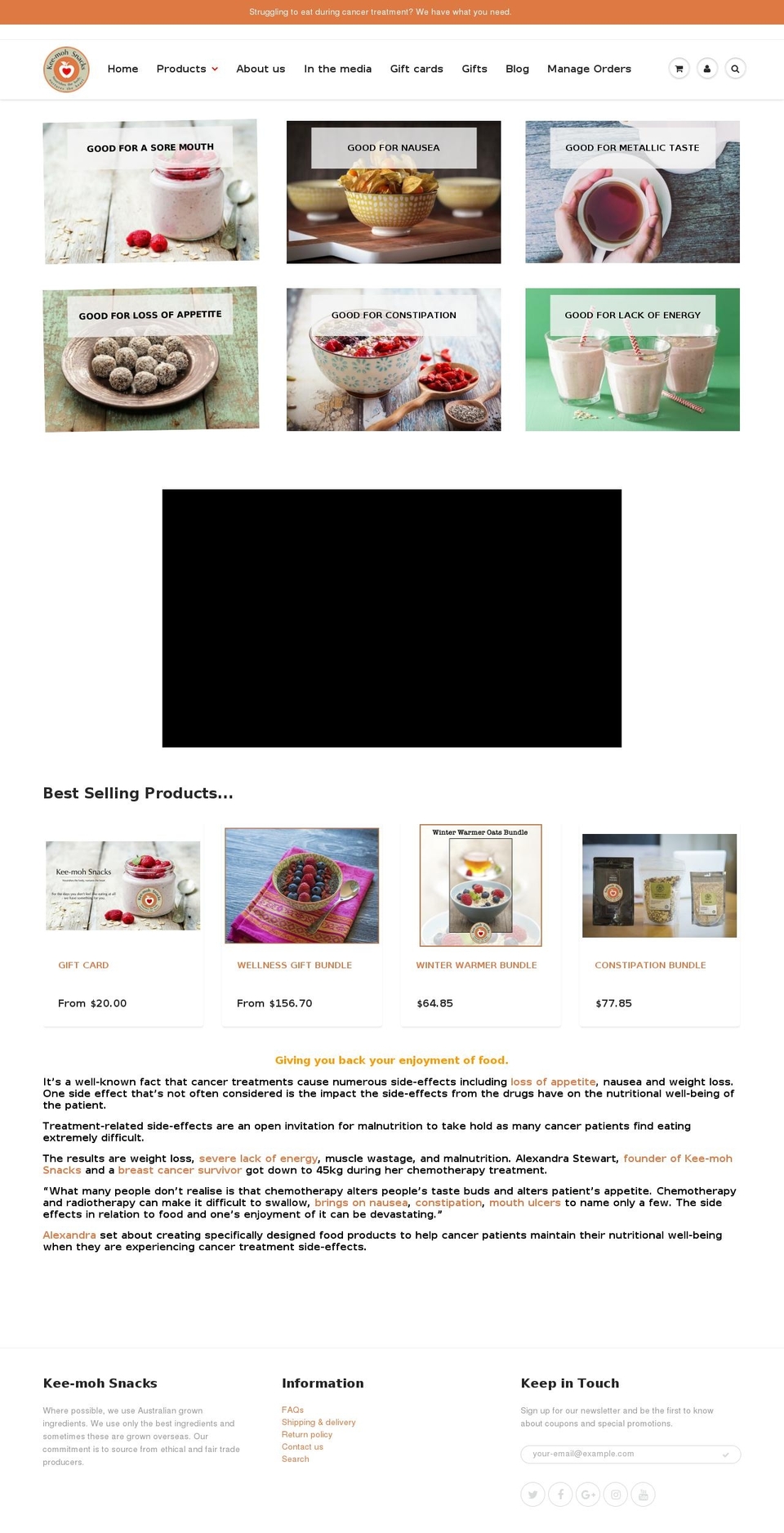 chemosnacks.com — Shopify storefront screenshot