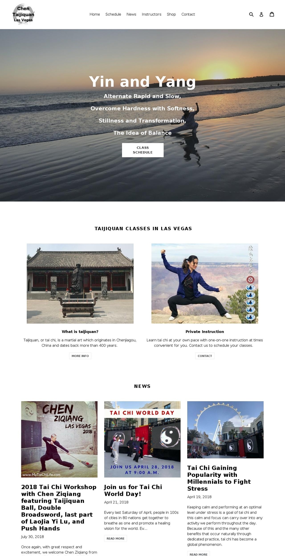 chen-tai-chi-las-vegas.com — Shopify storefront screenshot