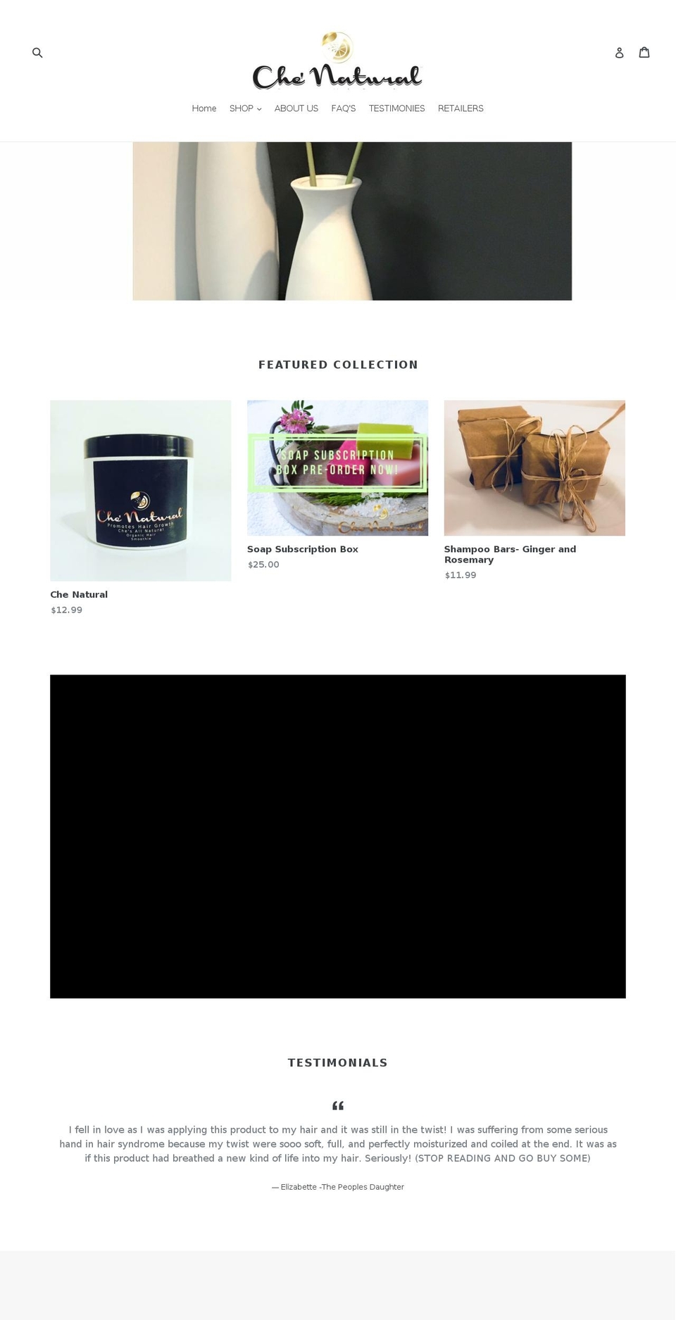 chenatural.com — Shopify storefront screenshot