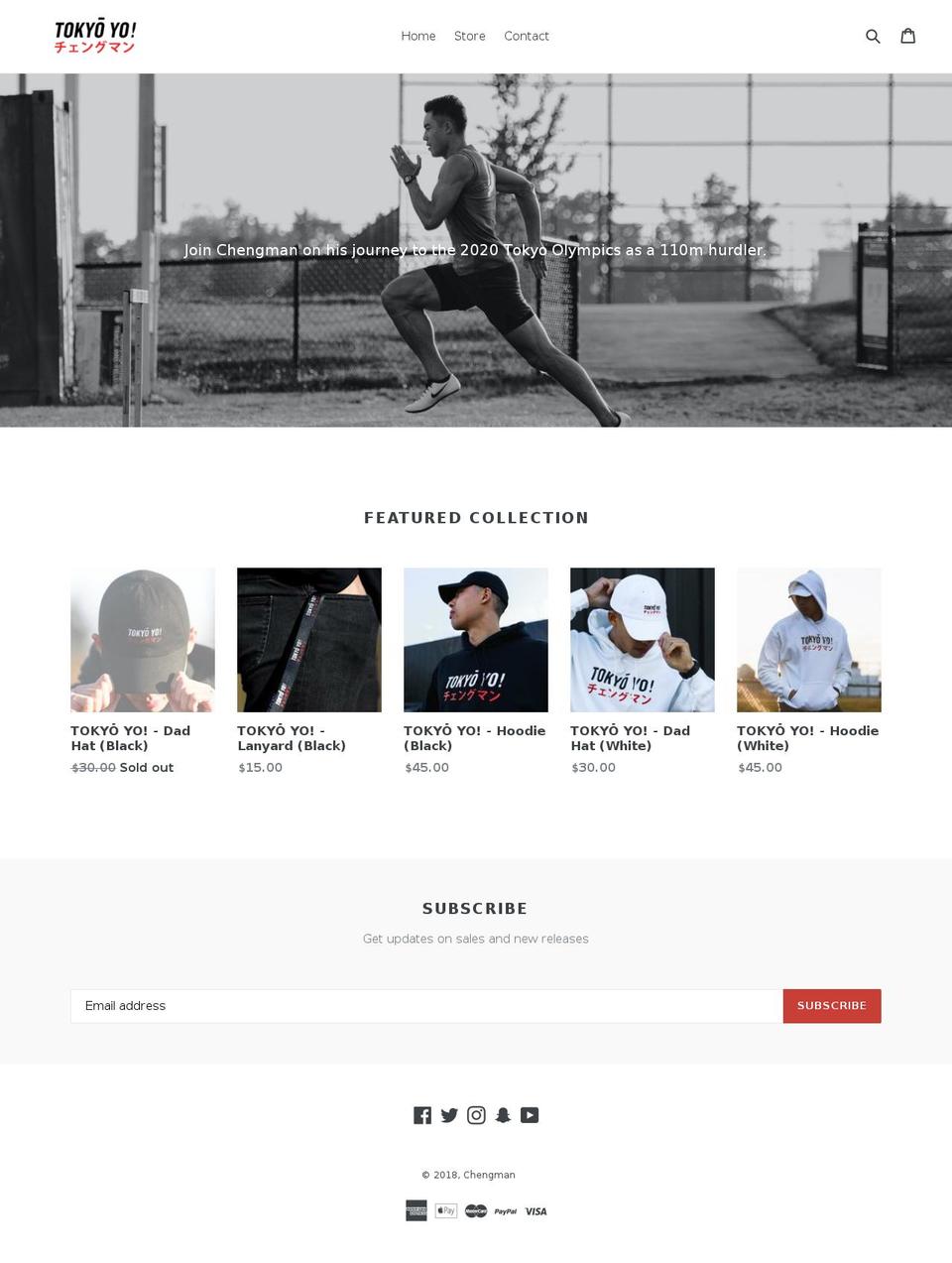 chengman.ca shopify website screenshot