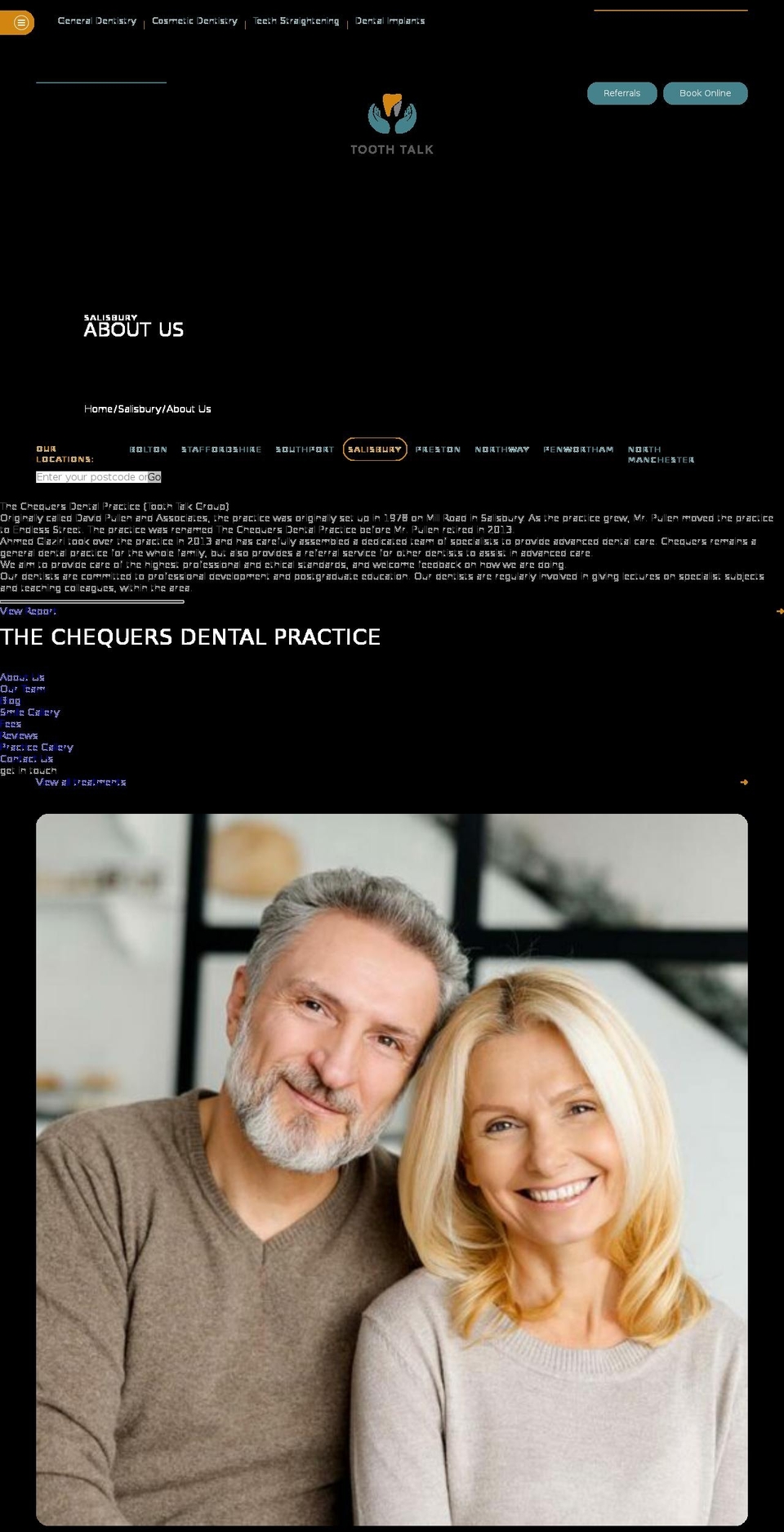 chequersdental.co.uk shopify website screenshot