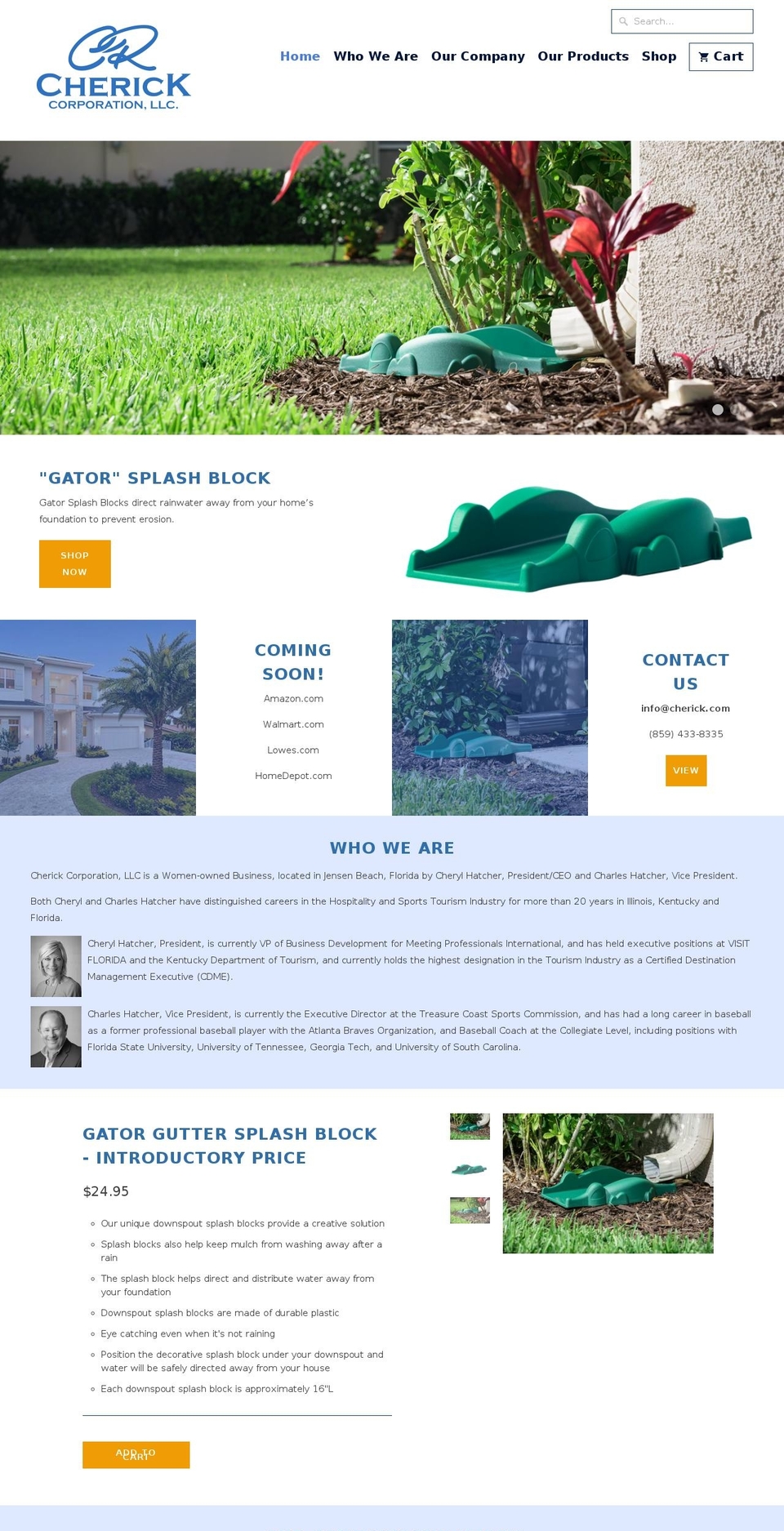 cherick.com — Shopify storefront screenshot
