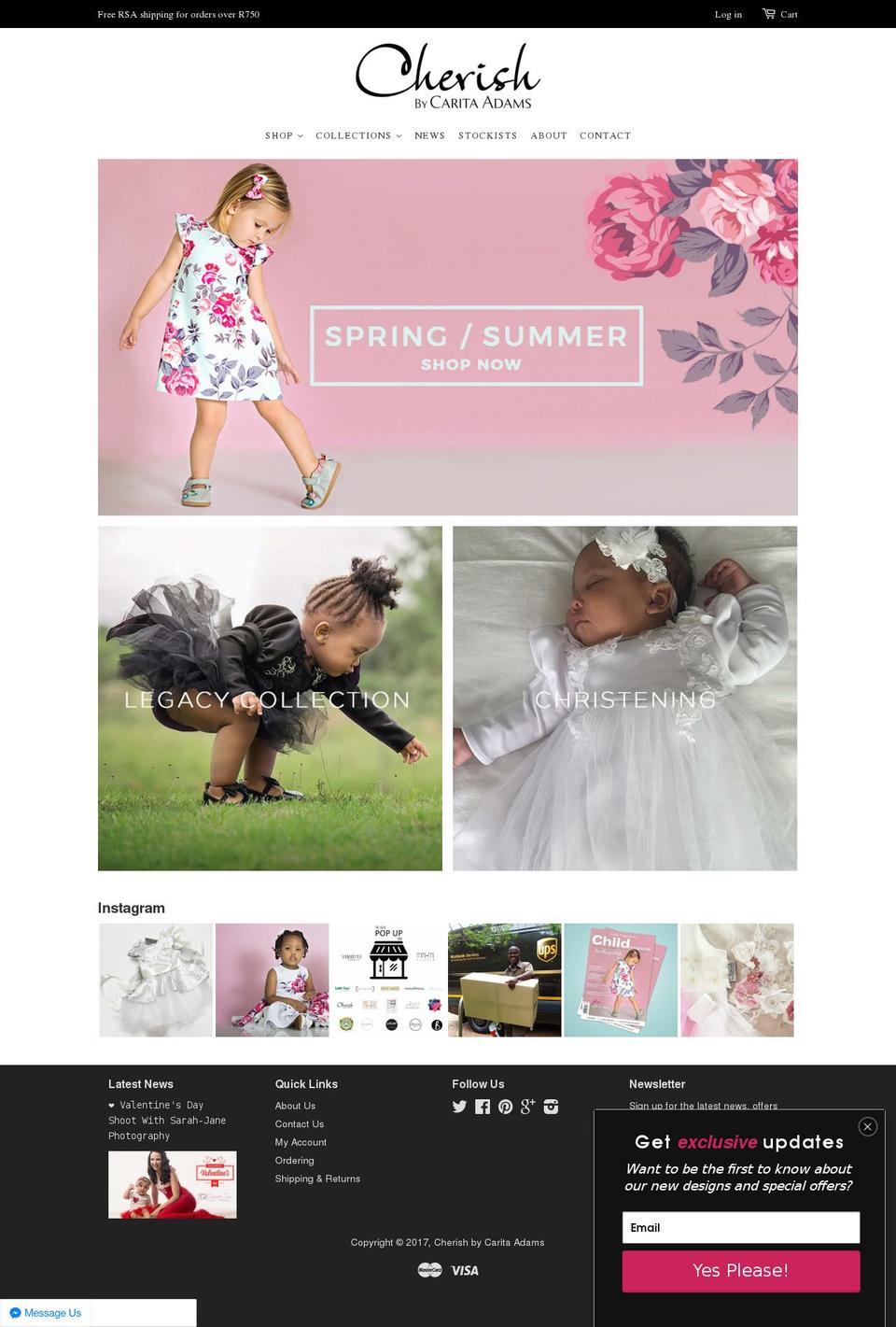 Cherish-By-Carita-Adams Shopify theme site example cherishbycarita.com