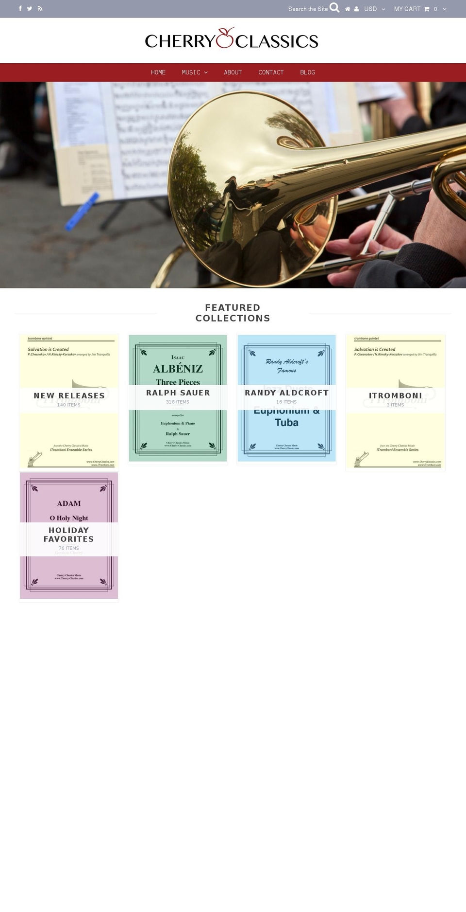 cherry-classics.com shopify website screenshot