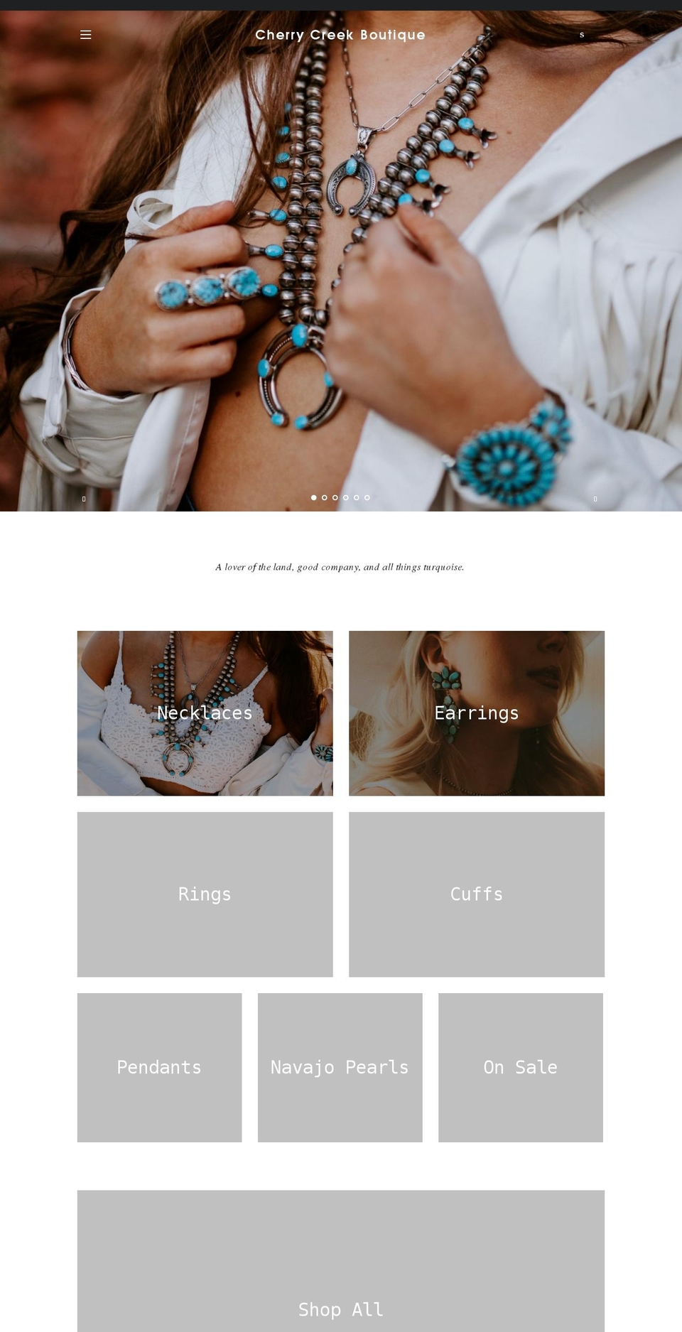 cherrycreek-boutique.com shopify website screenshot