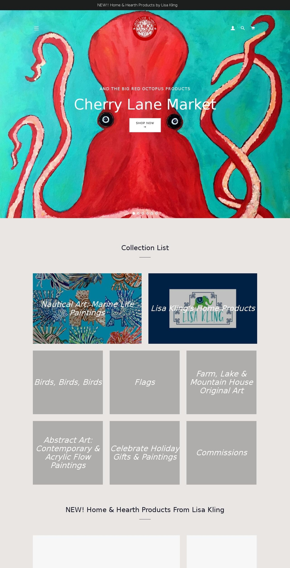 cherrylanemarket.com — Shopify storefront screenshot