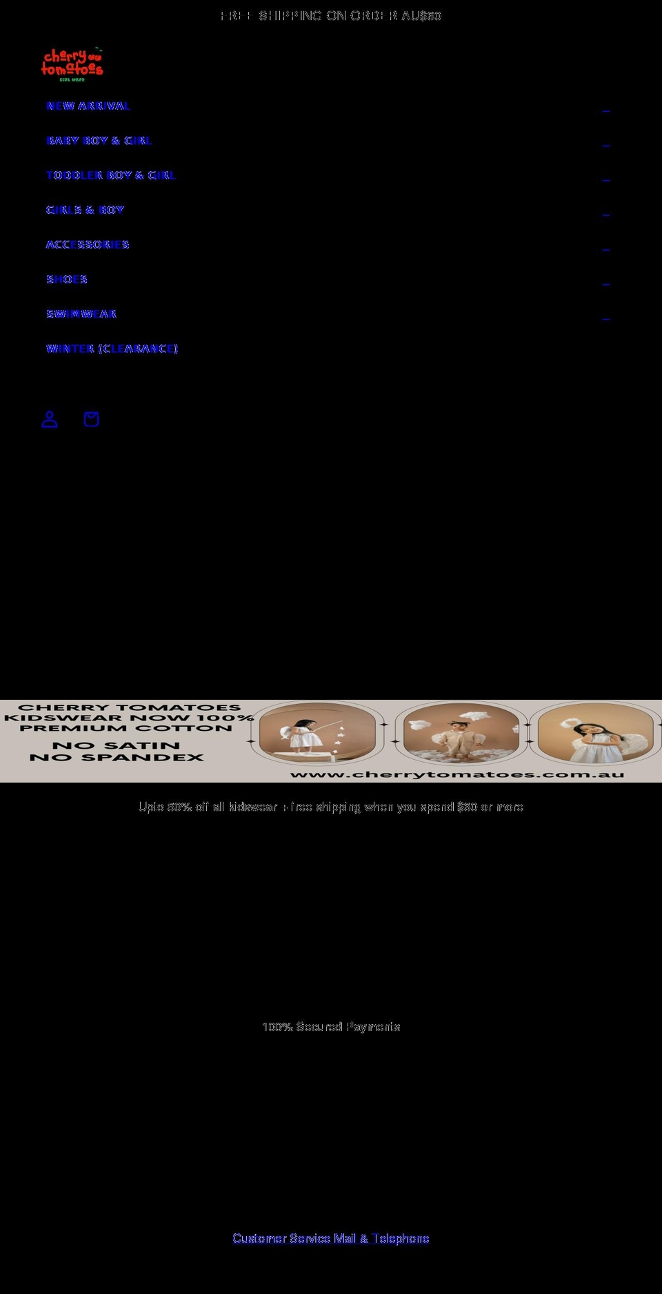 cherrytomatoes.com.au shopify website screenshot