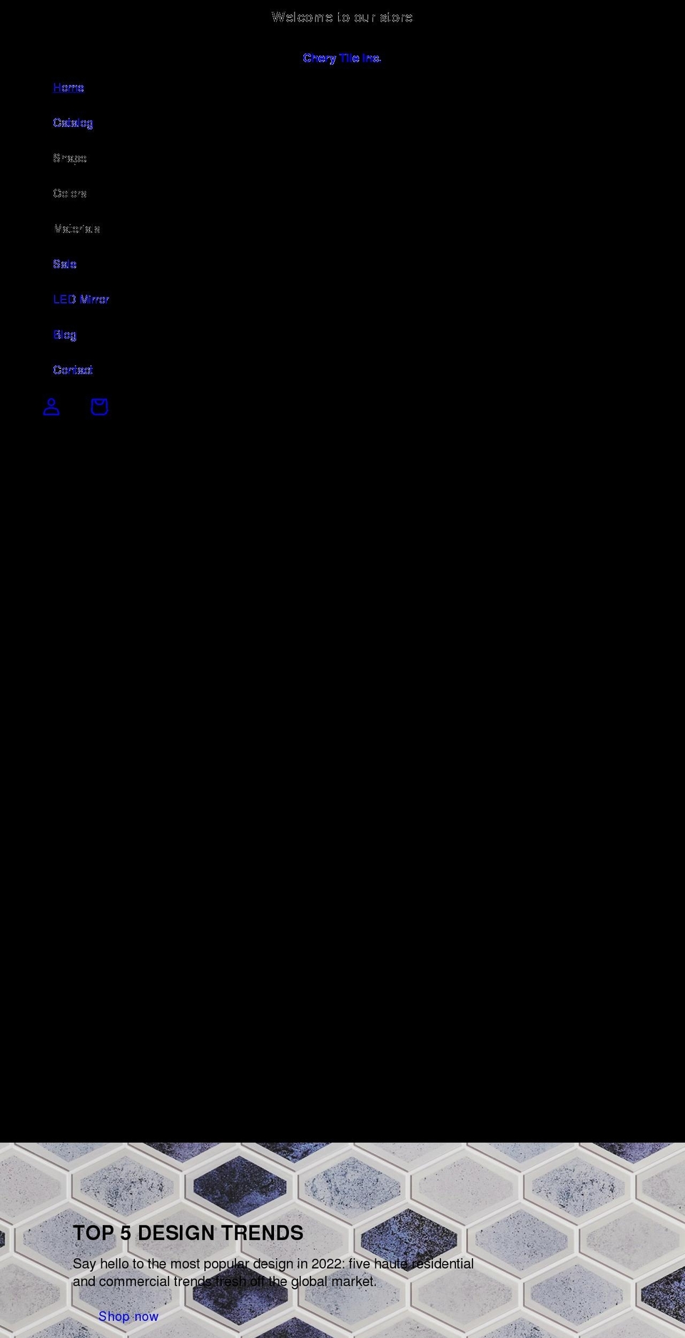 cherytile.com shopify website screenshot