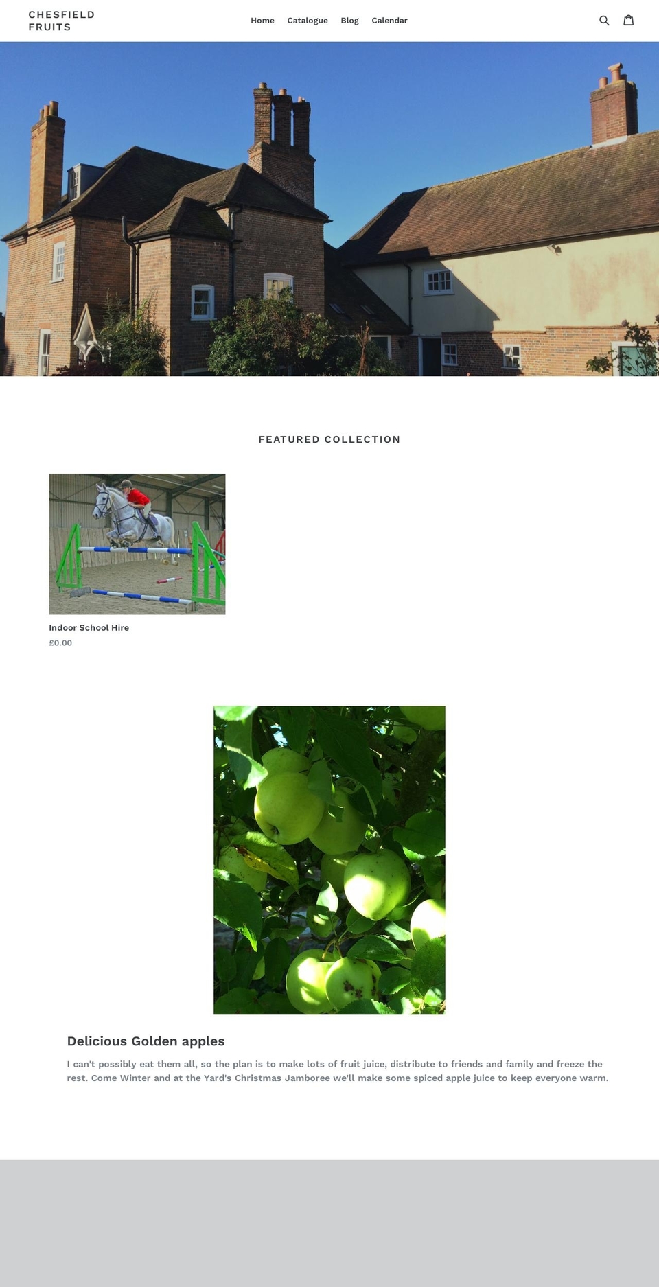chesfield.com — Shopify storefront screenshot