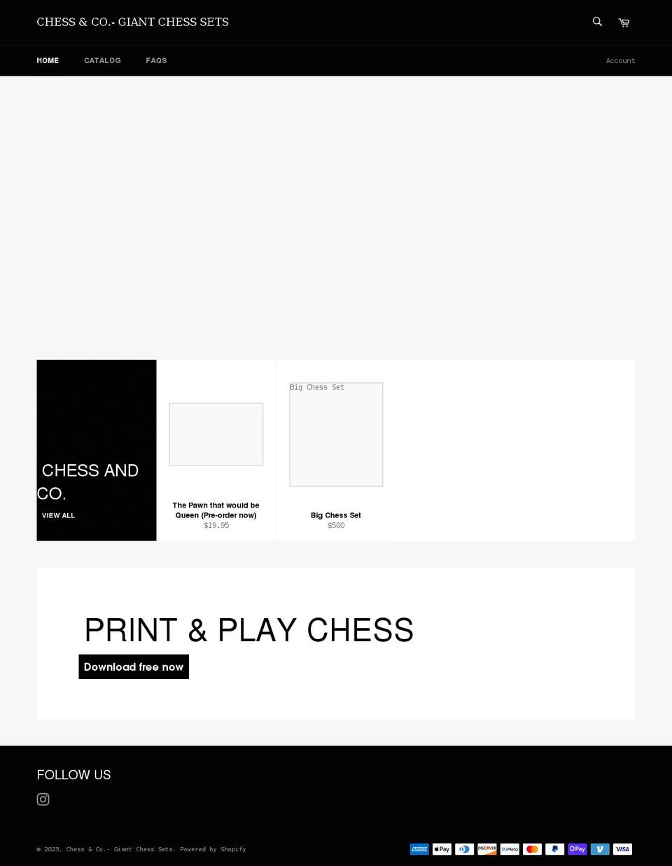 chessandco.com — Shopify storefront screenshot