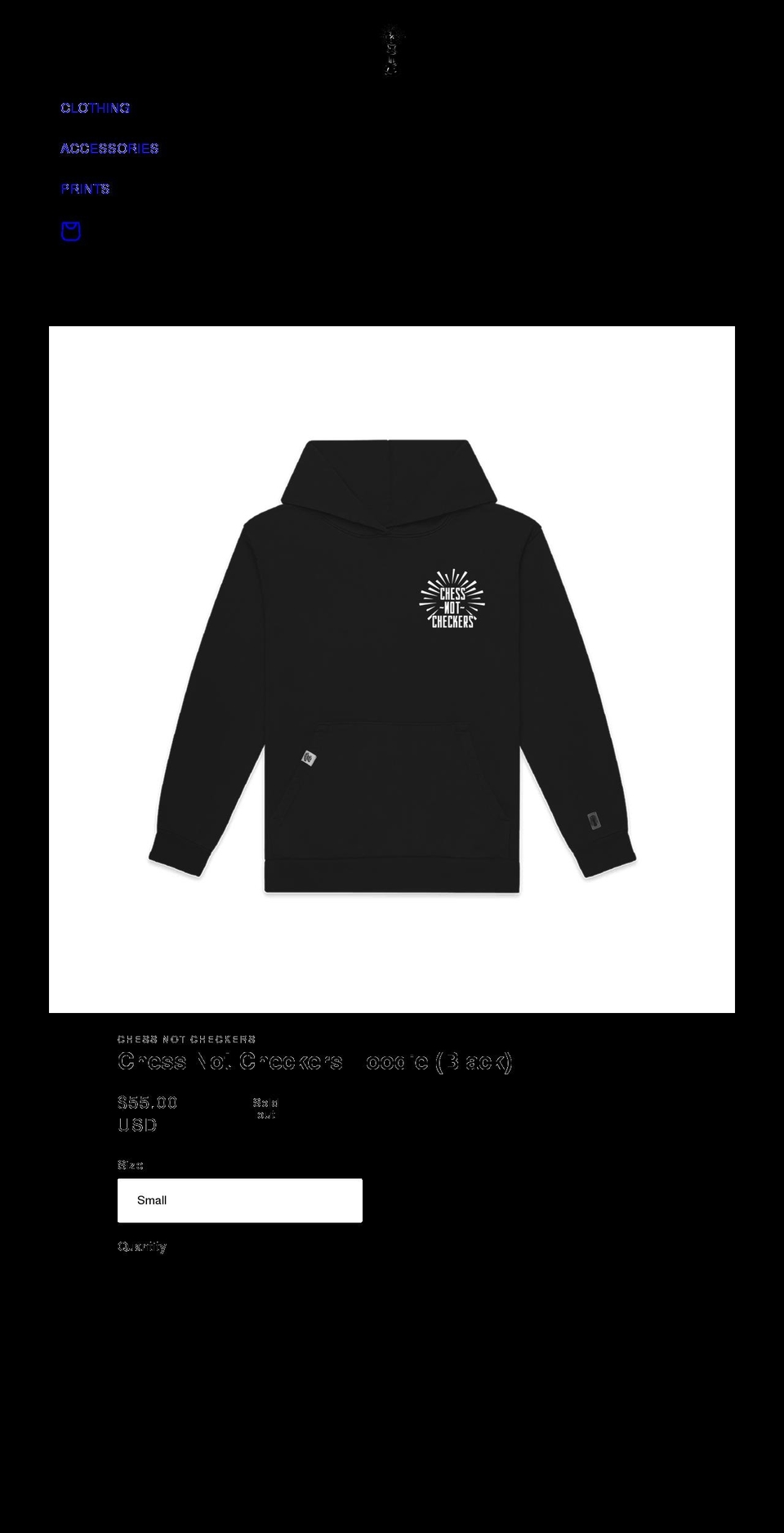 chessnotcheckersla.com shopify website screenshot