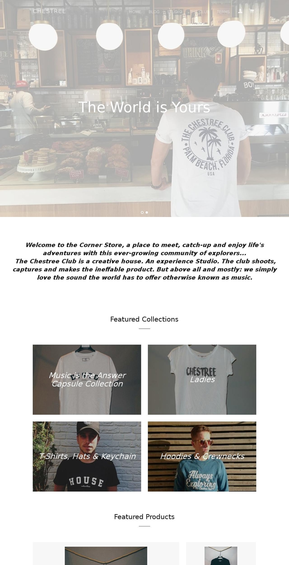chestree.com shopify website screenshot