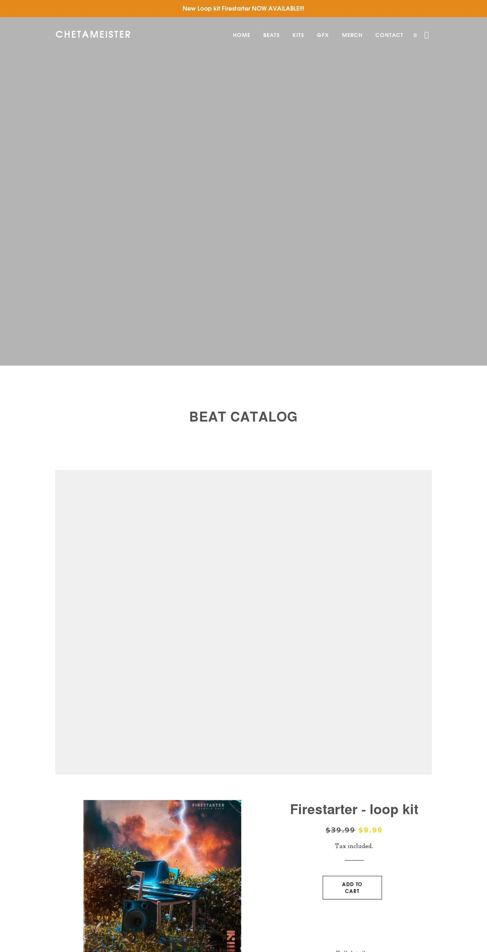 chetameister.com shopify website screenshot