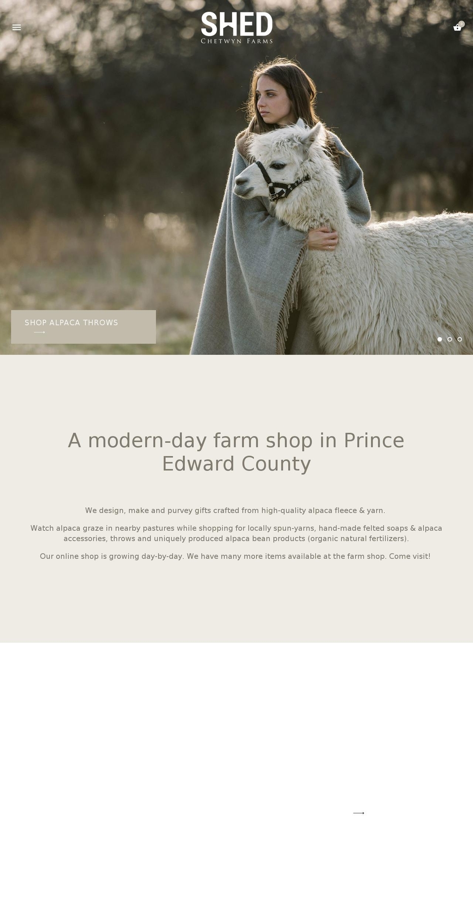 chetwynfarms.ca shopify website screenshot