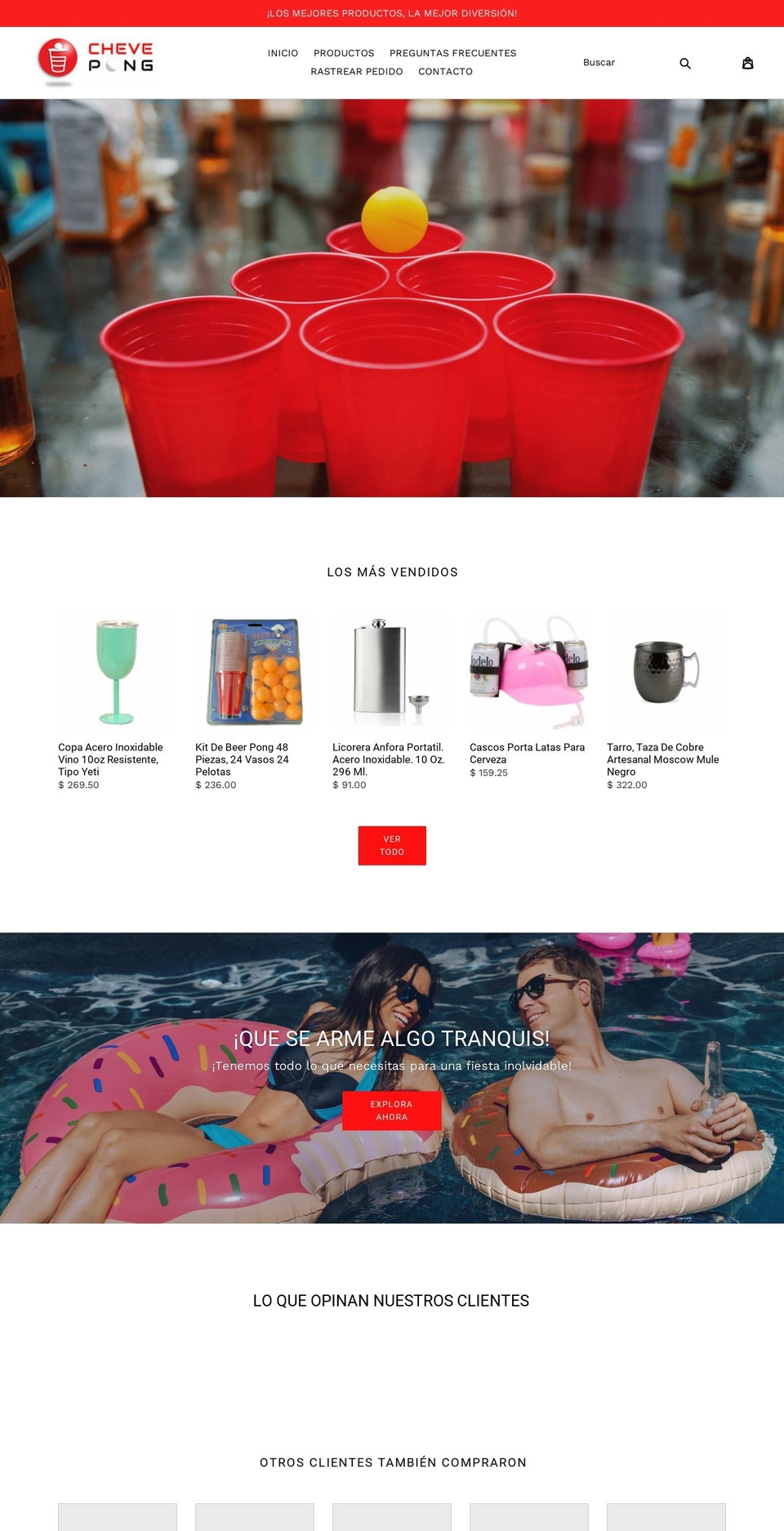 chevepong.com shopify website screenshot